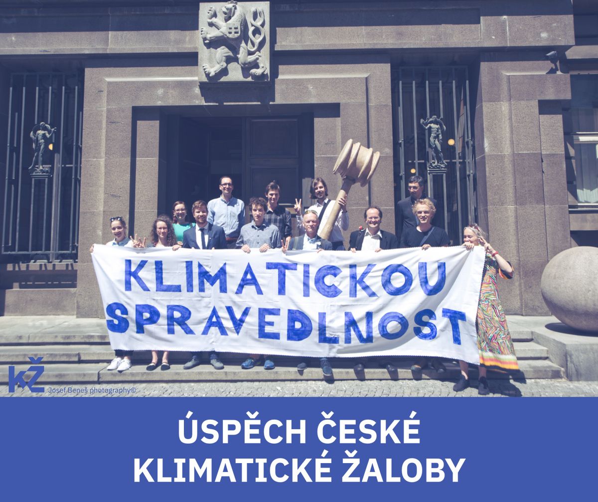 Foto: Josef Beneš, Klimatická žaloba ČR